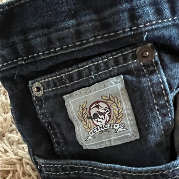 Cinch Men's Dark Blue Jeans silver label straight 36x34 - Picture 5 of 5